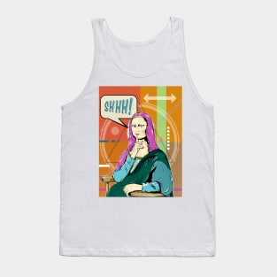 Mona Lisa Pop art Tank Top